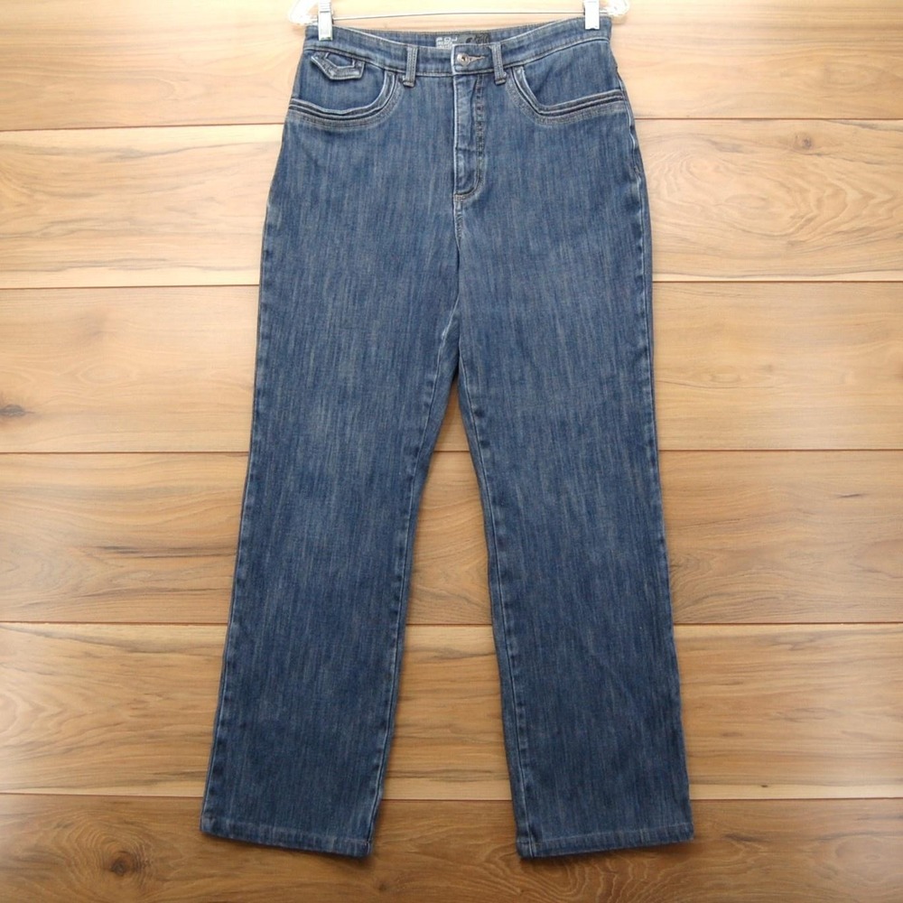 FDJ French Dressing Jeans Womens 8 Blue Peggy Bootcut Stretch Denim Medium Wash
